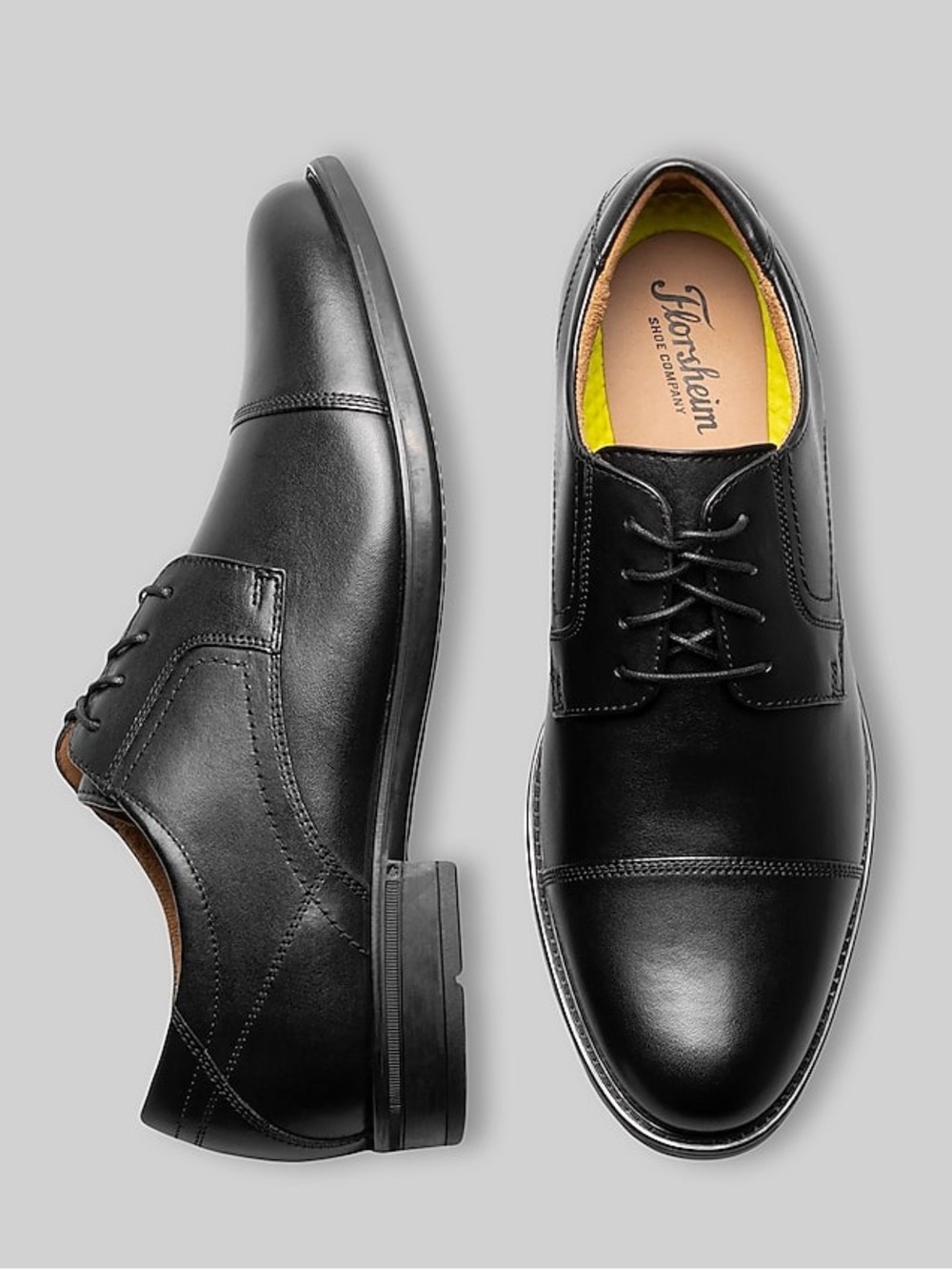 Florsheim Midtown Cap Toe black leather oxford size 13 5E